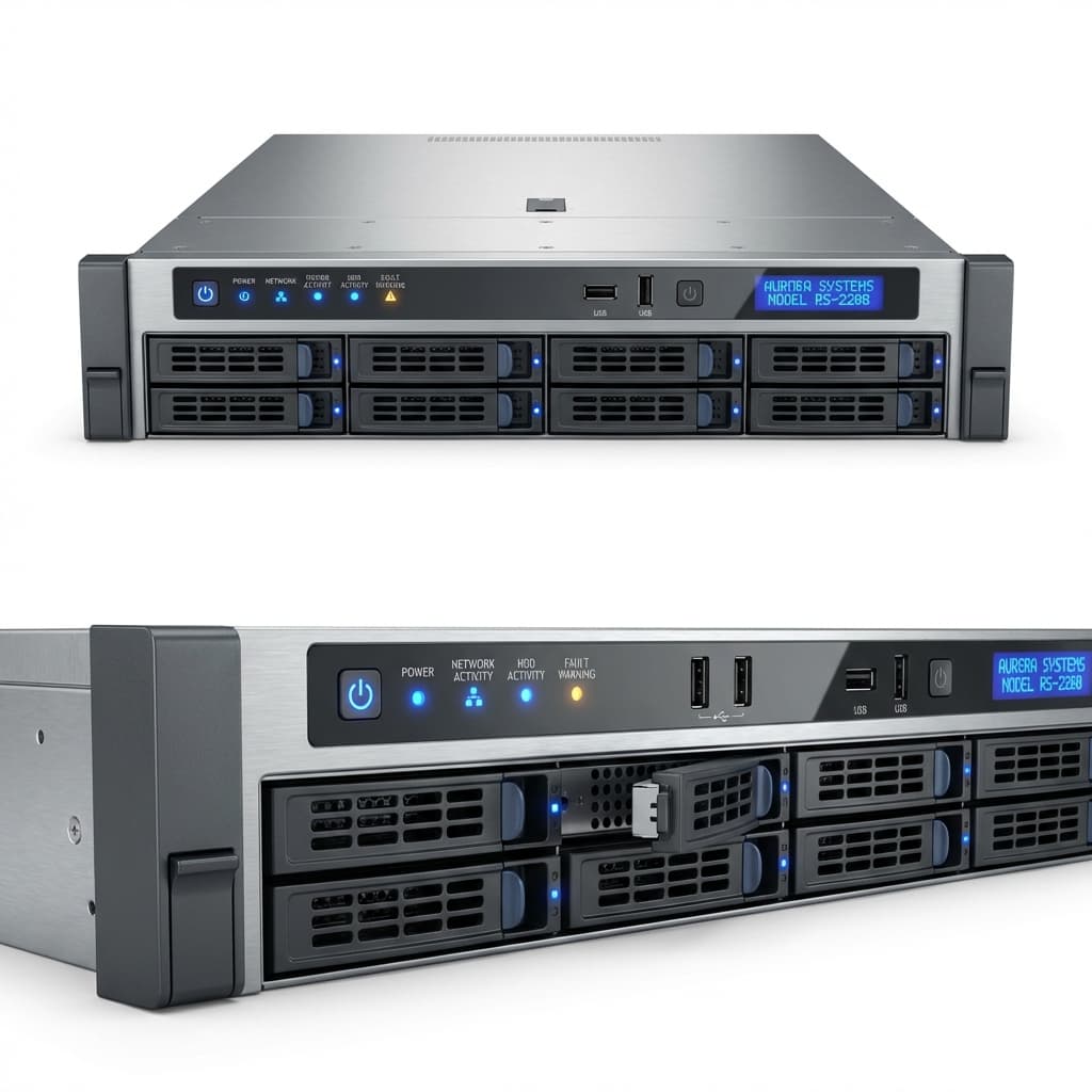 Rackmount Server Faceplate